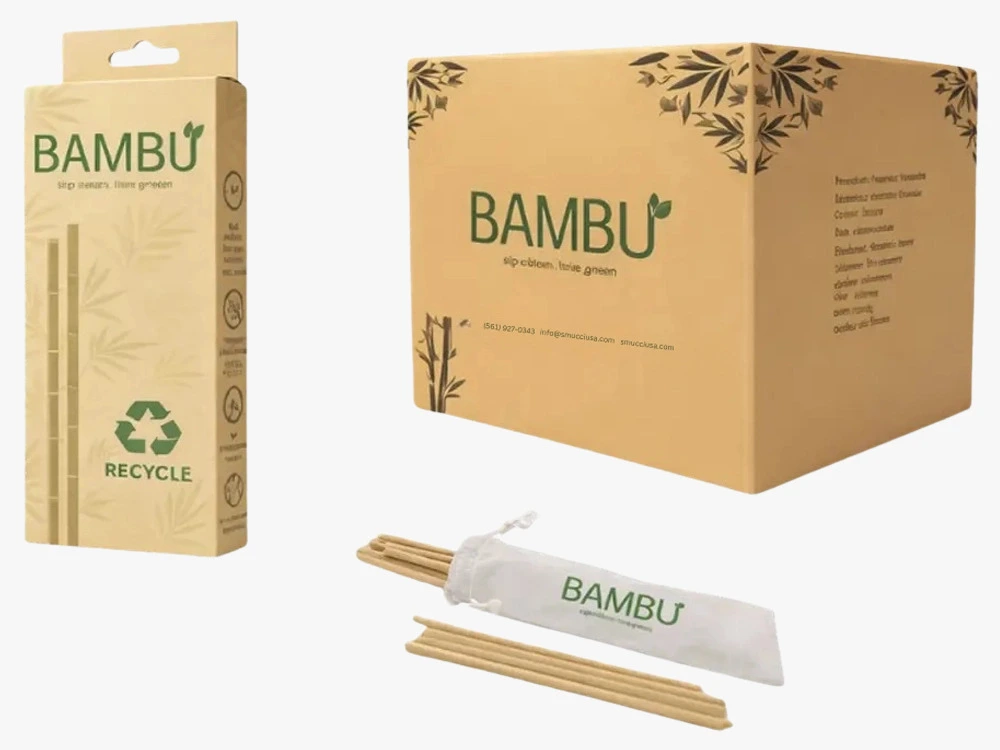 Bambu Bamboo Straws USA – Bulk Eco Friendly Packaging for Hospital