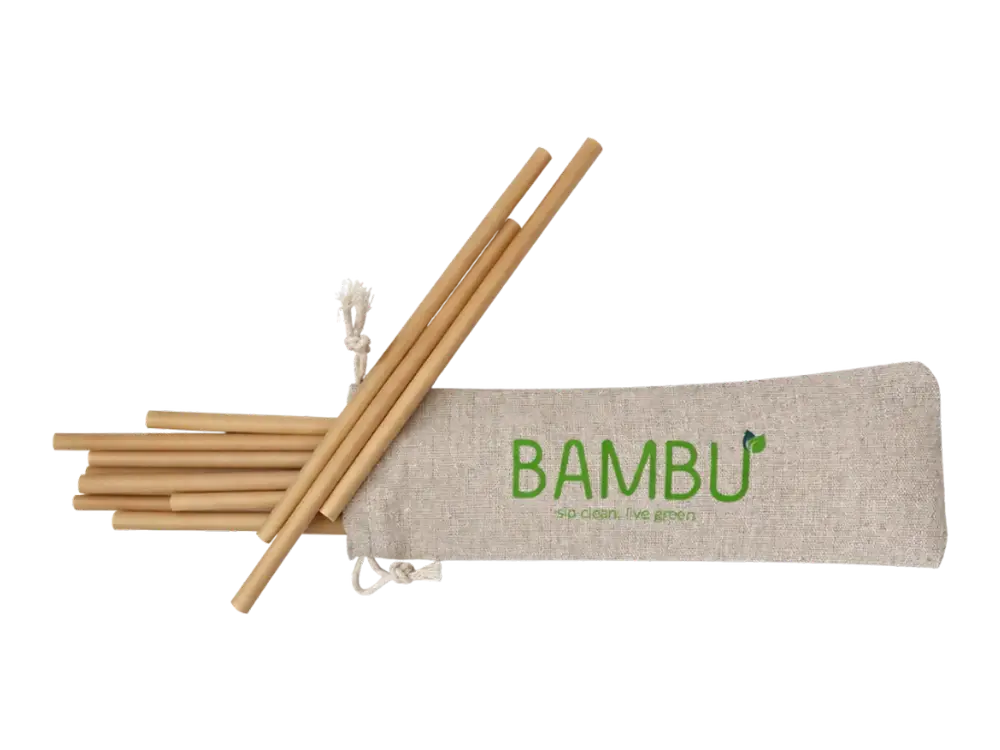Natural bamboo straws 6 inch unwrapped eco friendly disposable drink straws bulk 5000 count for restaurants cafes bars in USA